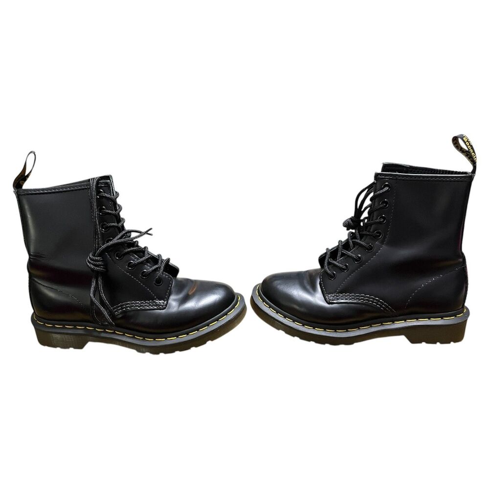 Dr. Marten's High Top Combat Black Boots Women's Size 5 Emo Emocore Never Worn